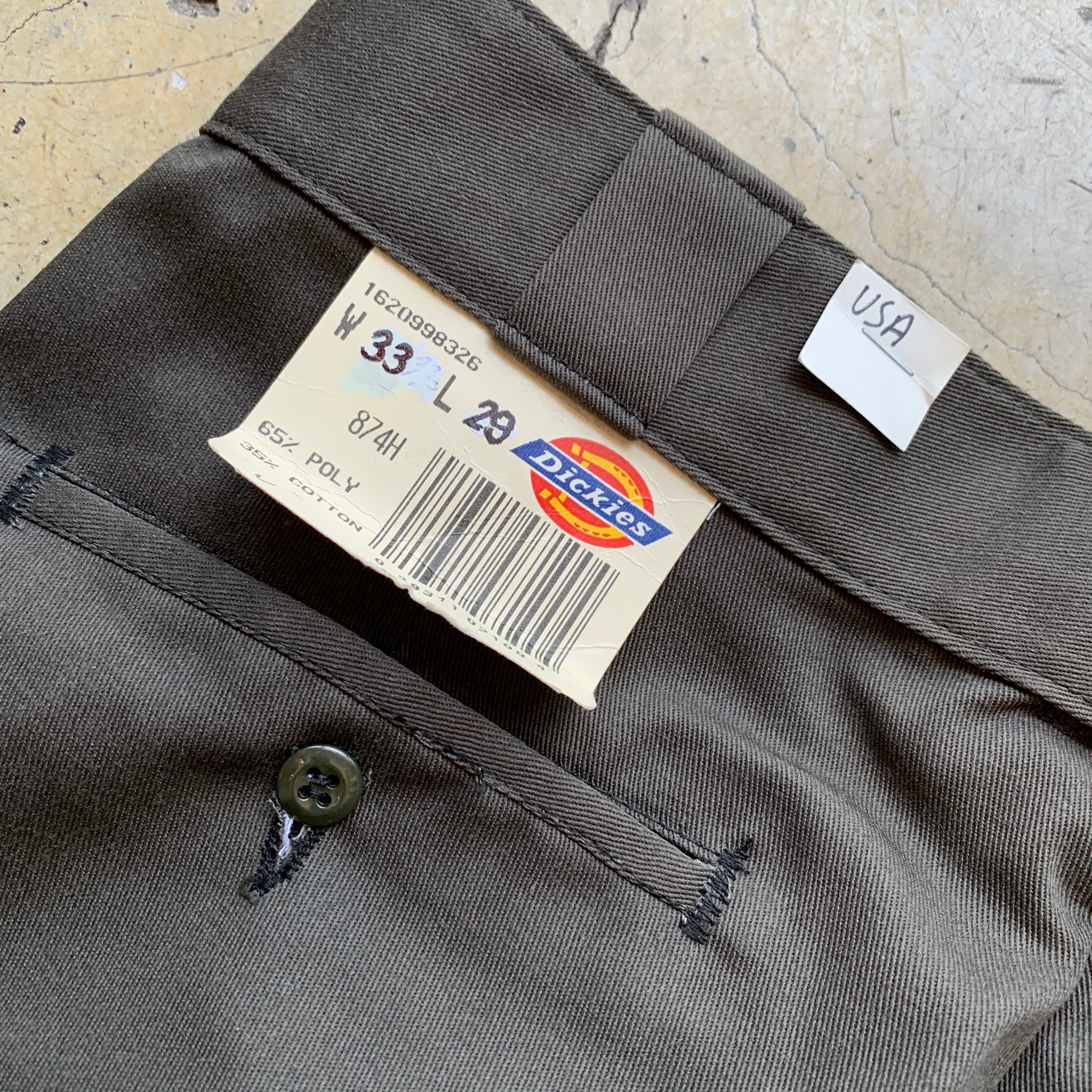 ディッキーズ　Dickies　アメリカ製　ダークグレー 　90s 874 ディッキーズ Dickies アメリカ製 ダークグレー 90s 874