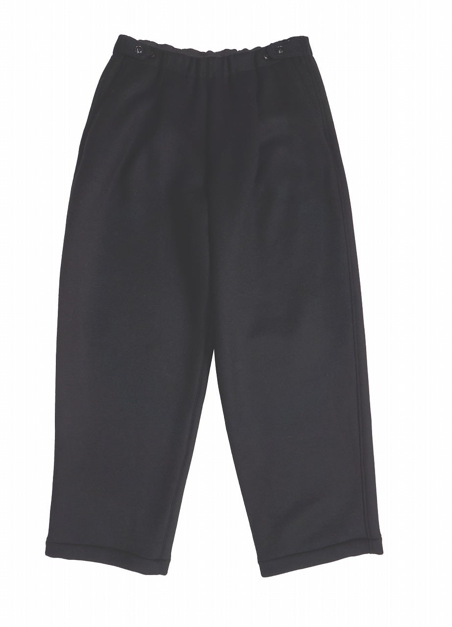 Wool Beaver Wide Easy Pants