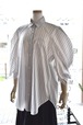 Lallia Mu(ラリア・ムー) 26S/S マトンスリーブストライプシャツ
