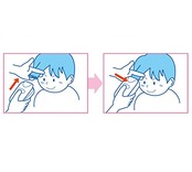 パナソニック ヘアカッター 赤ちゃん用 安全設計 散髪 電池式 白 ER3300P-W