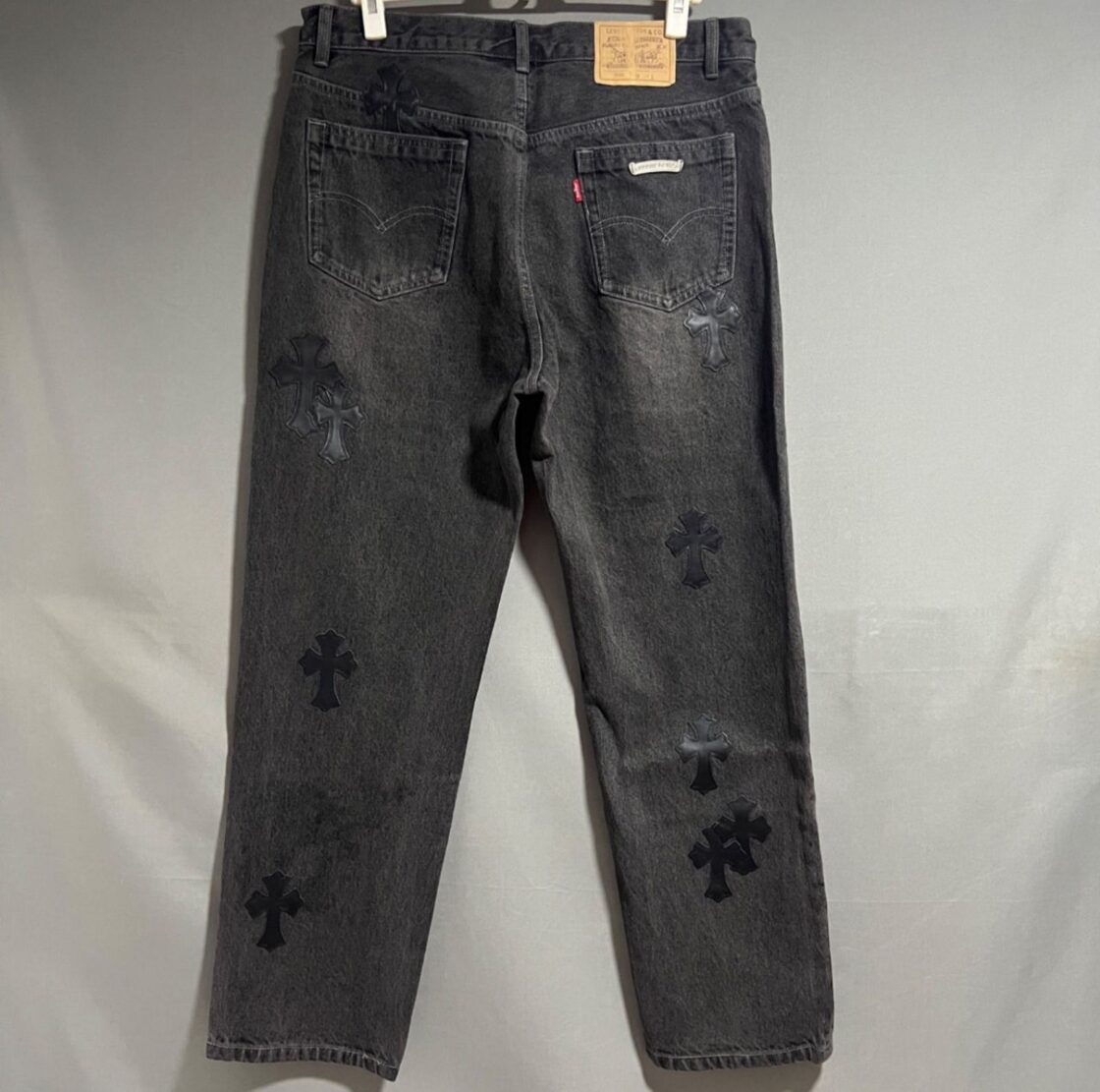 CHROME HEARTS クロムハーツ リーバイス 501 デニムパンツ クロス 