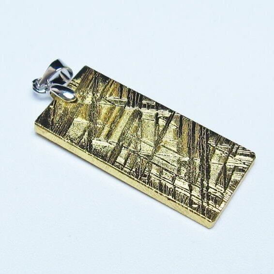 ギベオン ペンダント 隕石 メテオライト ゴールド 一点物 おまかせ便 112-13560