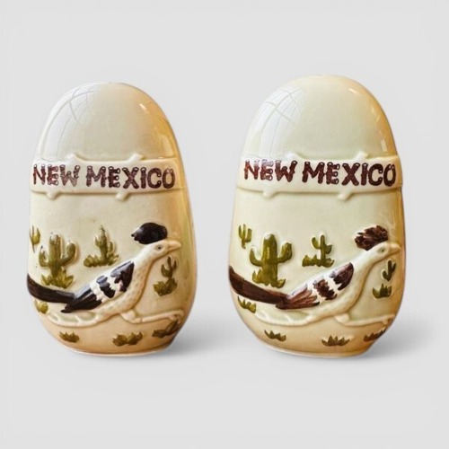 [M1007] Vintage*1960's メキシコ ロードランナー 調味料入れ