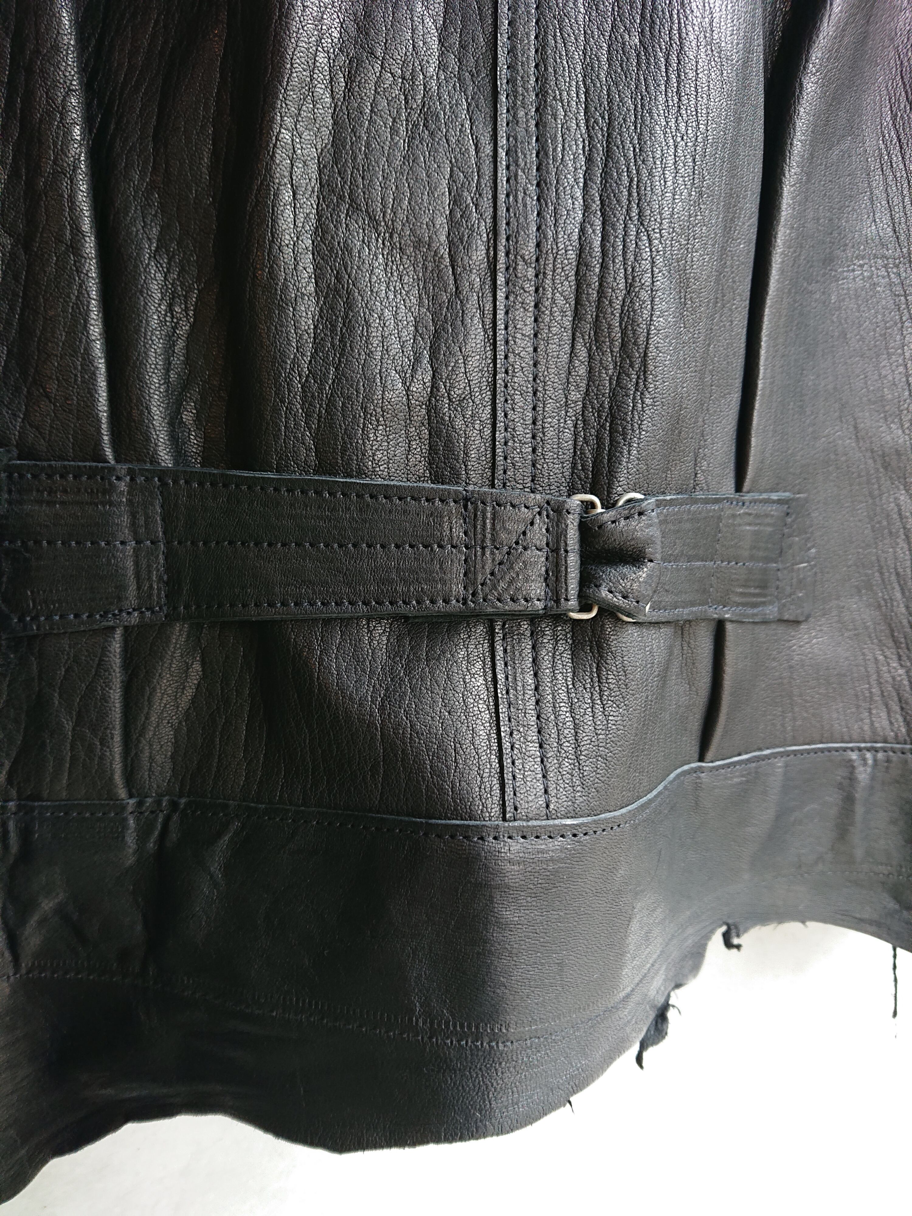 GOODKARMA DEVELOPMENT. Leather Blouse 