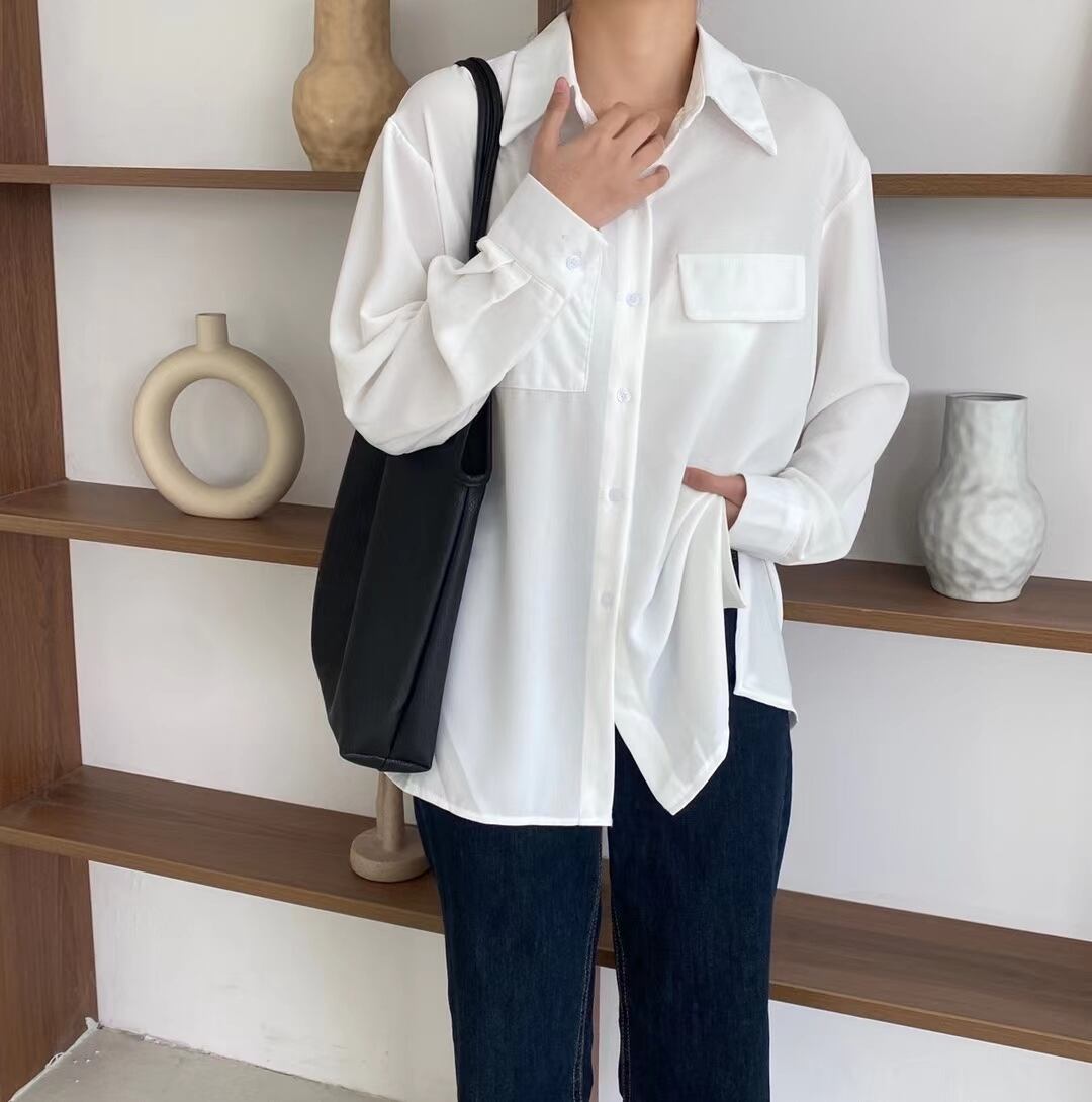 ダブルポケット　レギュラーシャツ　AJ2205-612