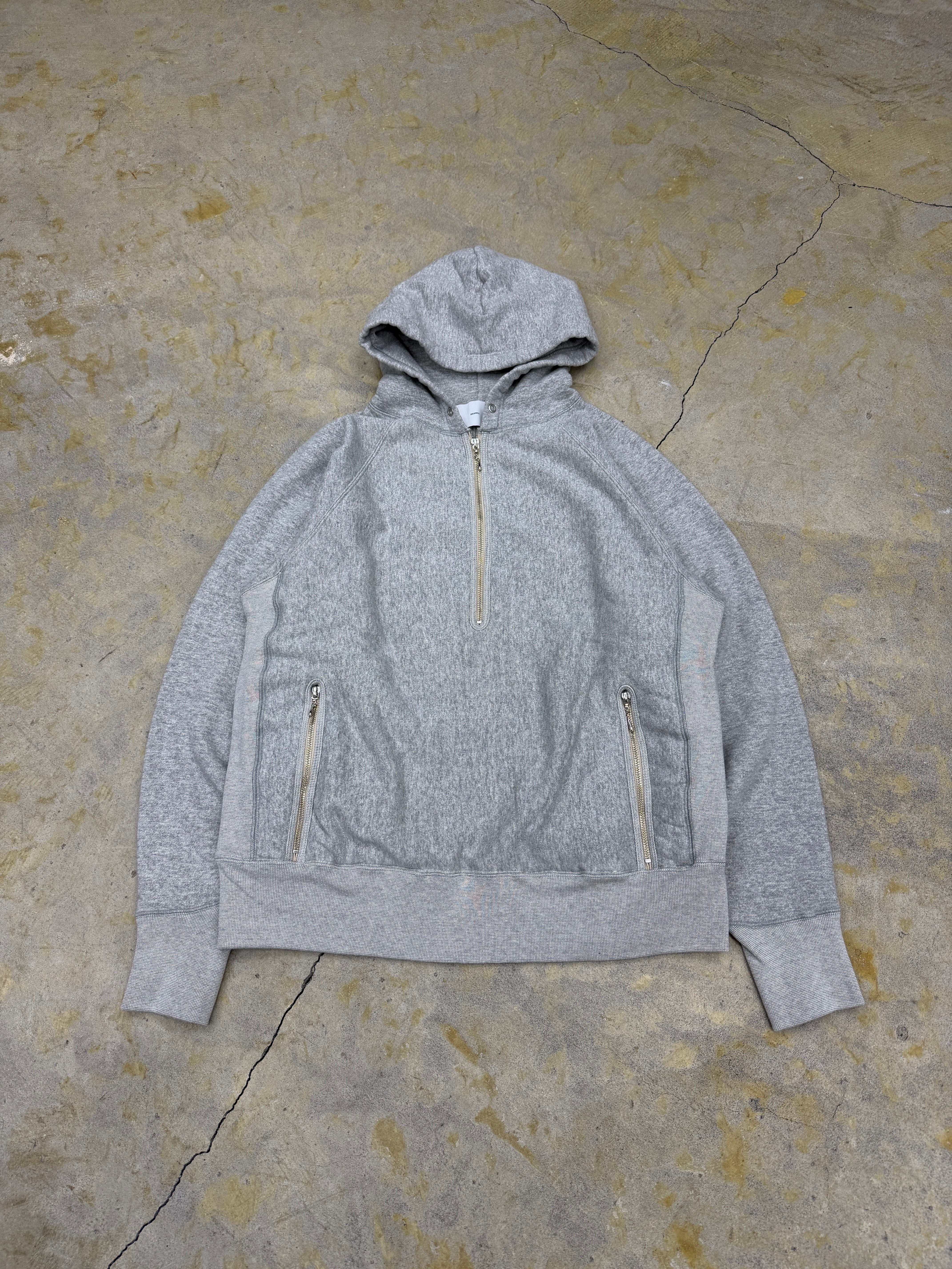 トップス SUGARHILL 26ss HALF ZIP-UP HOODIE GRAY SUGARHILL | HALF ZIP-UP HOODIE | GRAY | HOWDAY