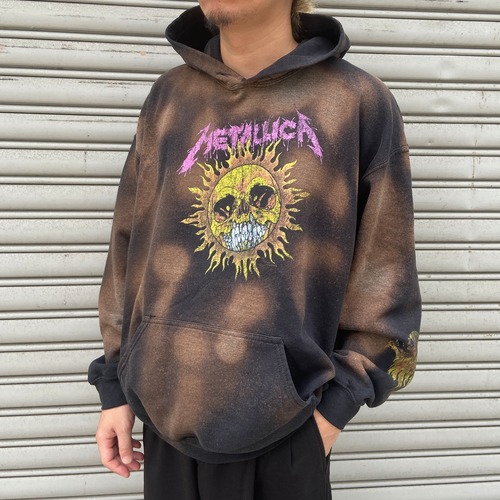 METALLICA メタリカ スウェットパーカー ブリーチ XL パスヘッド 黒