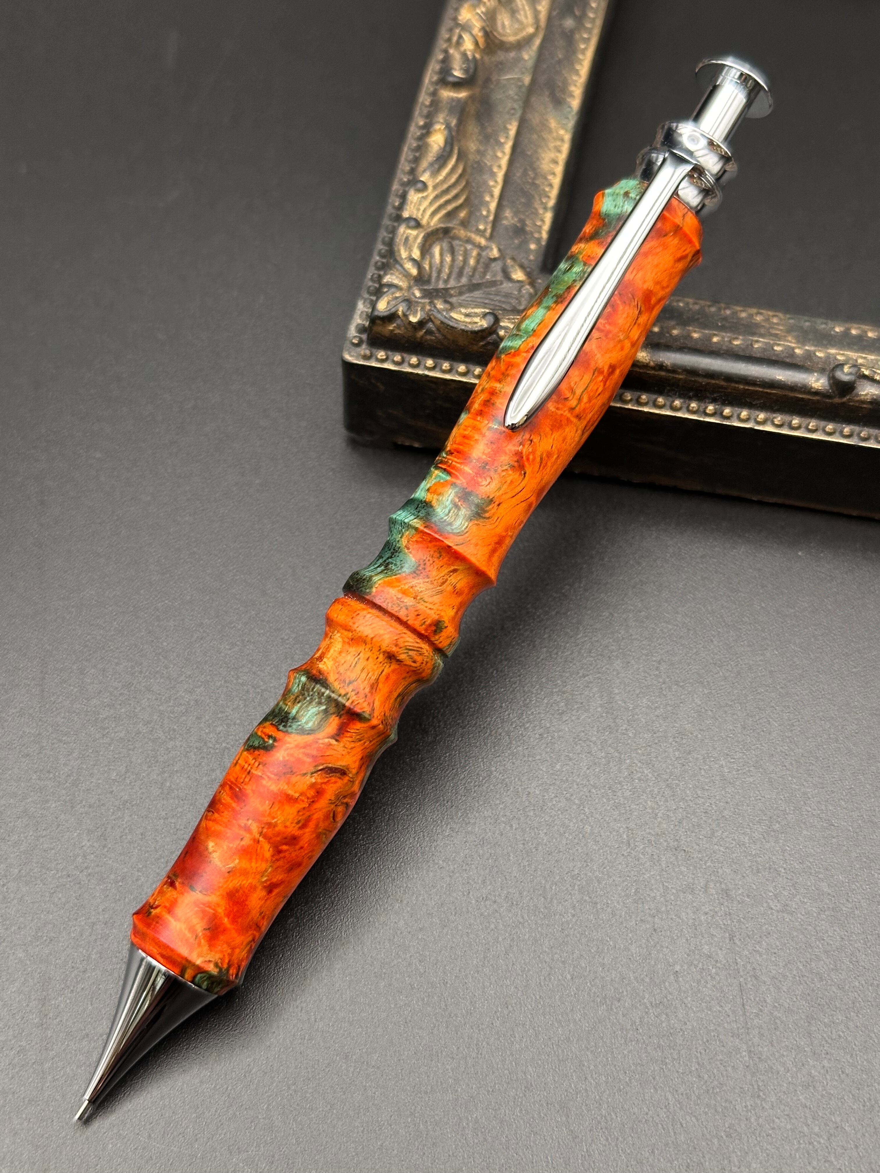 神代ケヤキ/木軸シャープペン底重心タイプ(オリジナル金具） | Flamberg