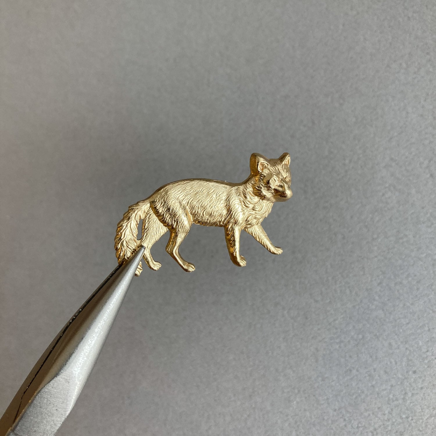 最終入荷〉USA真鍮 キツネプレート | Dua-アクセサリーパーツショップ