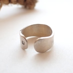 Hammered Rough Open Ring(10mm)　