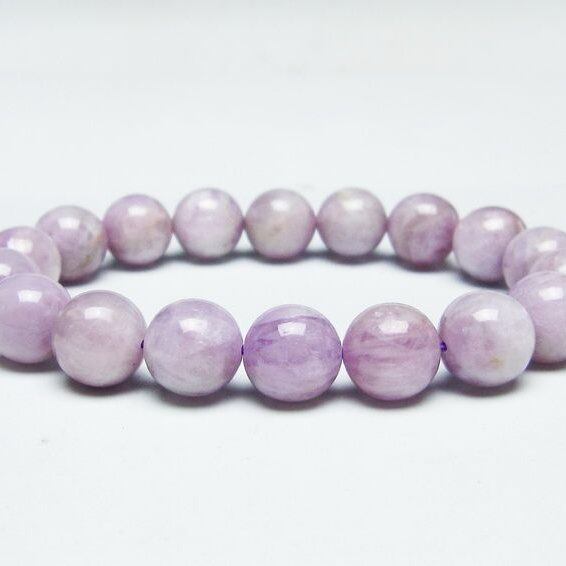 クンツァイト ブレスレット 11mm ミルキークンツァイト ブレス 一点物 メール便可 [M便 1/10] 111-46406