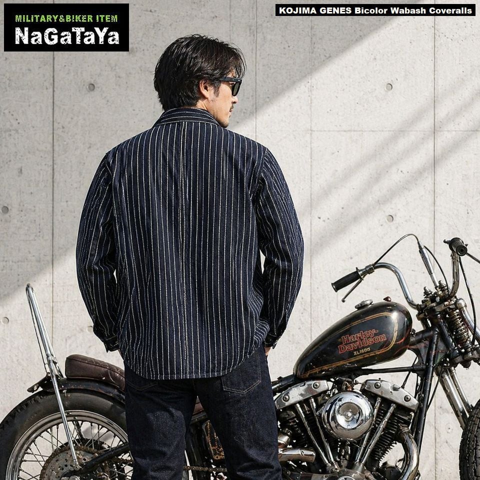 児島ジーンズ KOJIMA GENES バイカラーウォバッシュ カバーオール