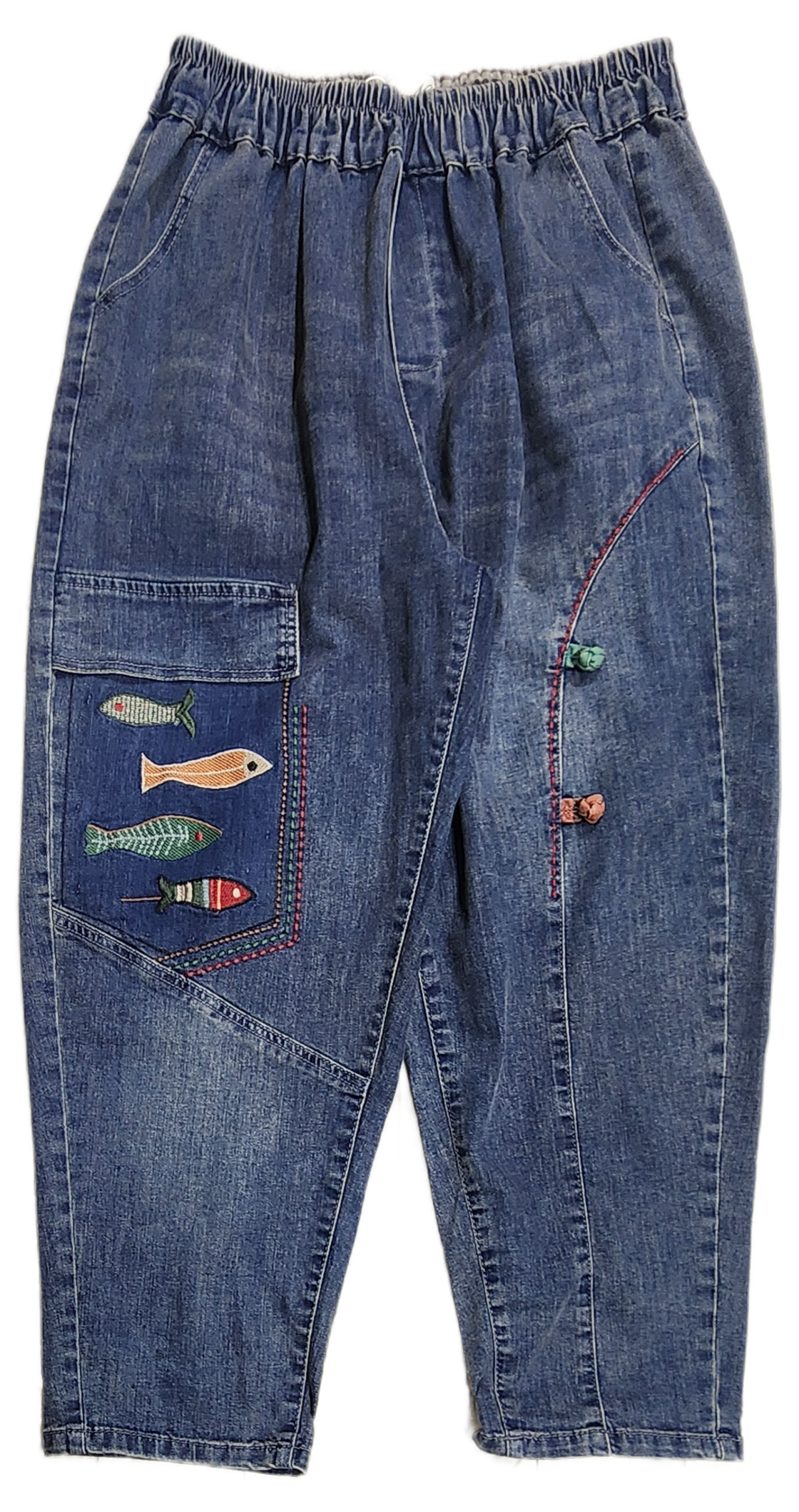 Rocawear ワイド デニムパンツ バギー 刺繍 hip hop ROCA WEAR ヒップ 