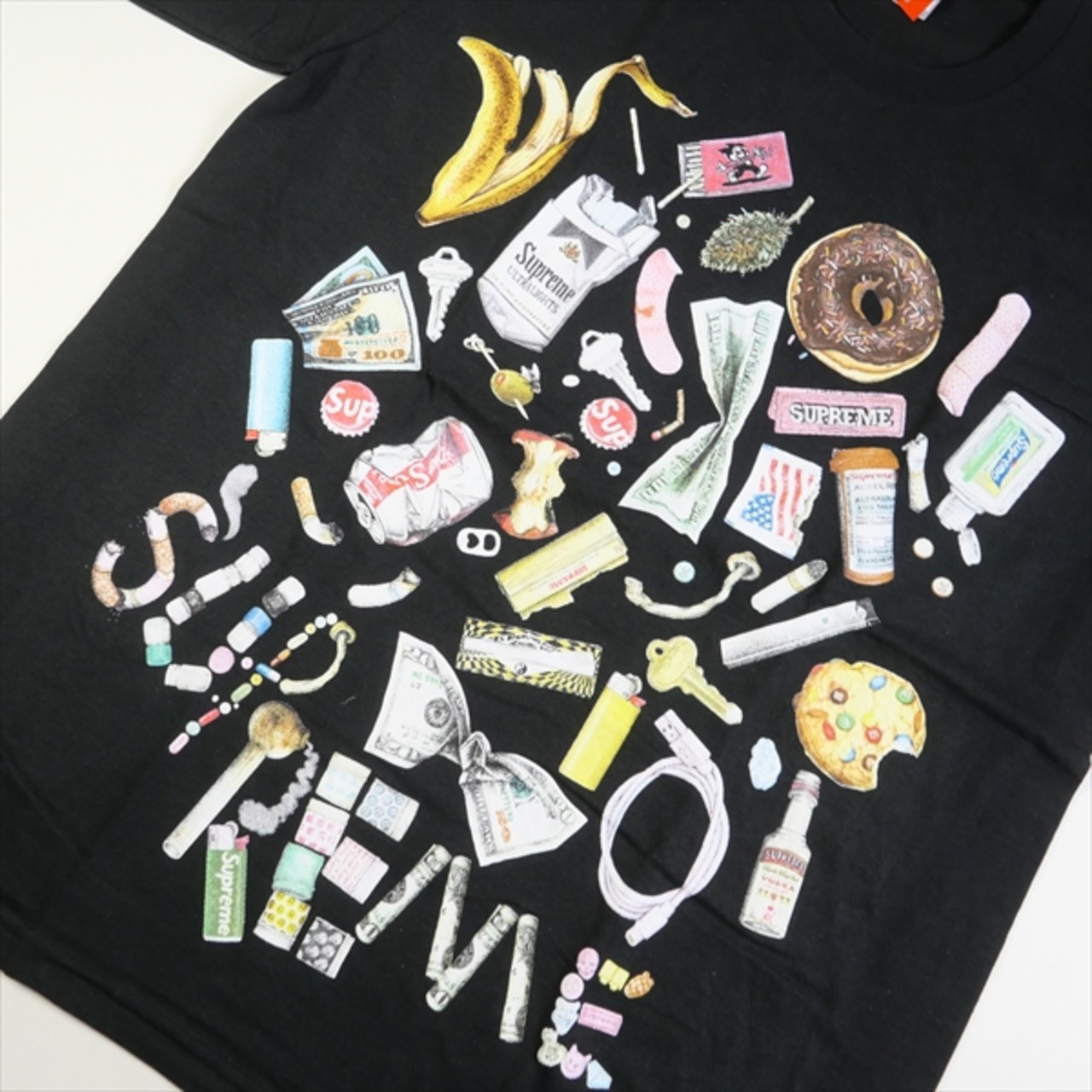 Size【M】 SUPREME シュプリーム 23SS Trash Tee Tシャツ 黒 【新古品 
