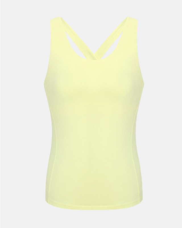 DOUBLE STRAPPY LONG BRATOP2.0 Yellow DBR316
