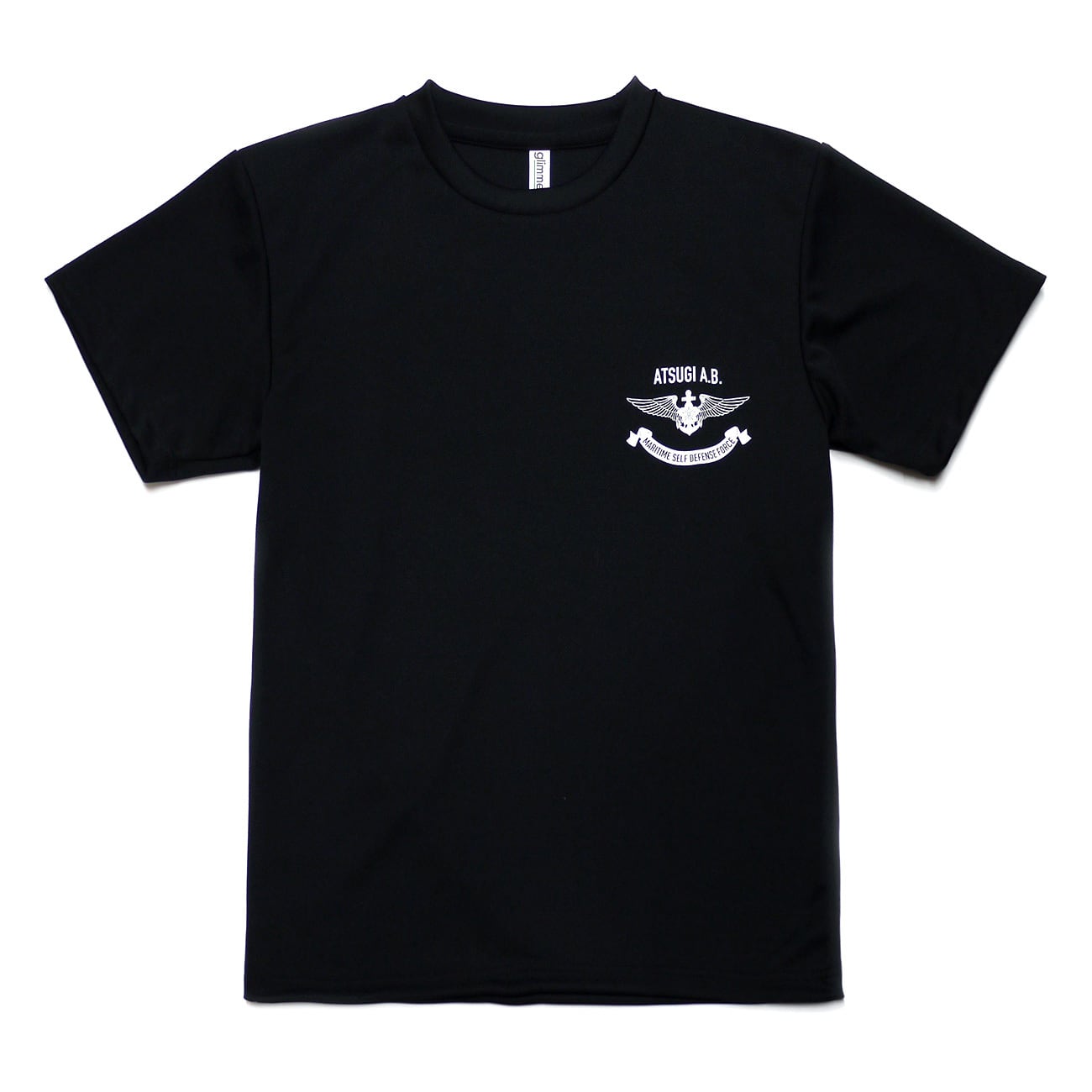 自衛隊グッズ Tシャツ 海上自衛隊 JAPAN NAVY 厚木 WING 速乾 ドライ