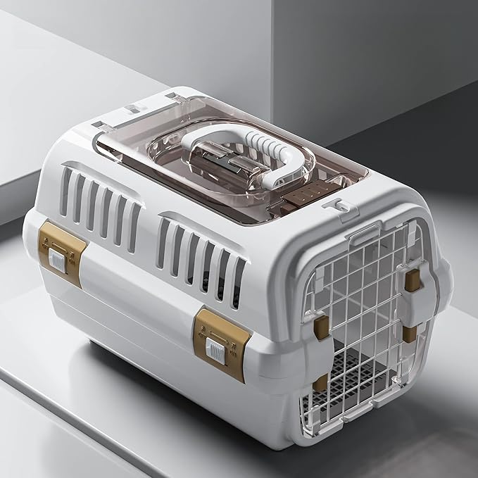 N&S ドライブペットキャリー クレート 小型犬用 天窓付き ツードア 猫