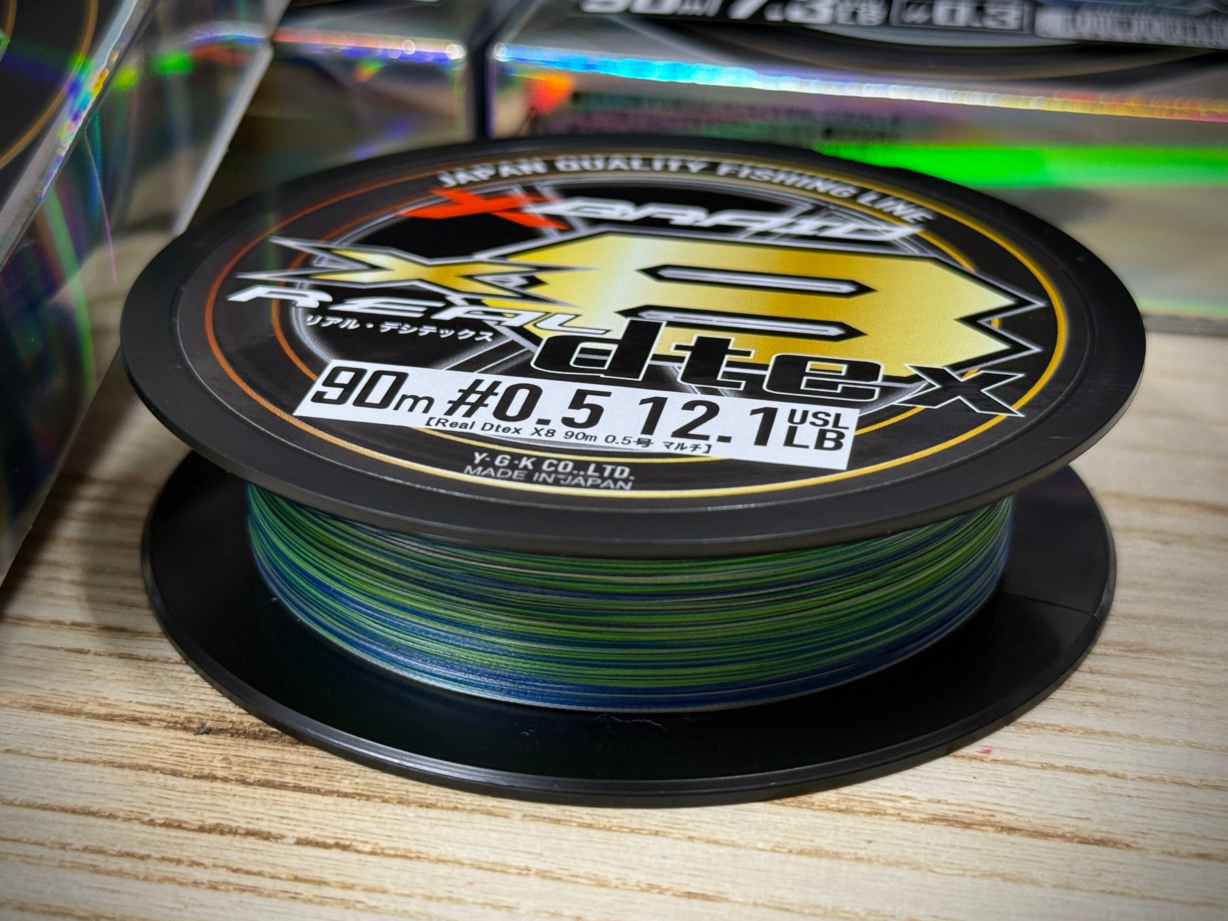 XBRAID REAL dtex X8 リアルデシテックスX8 90m #0.5【究極の細糸PE