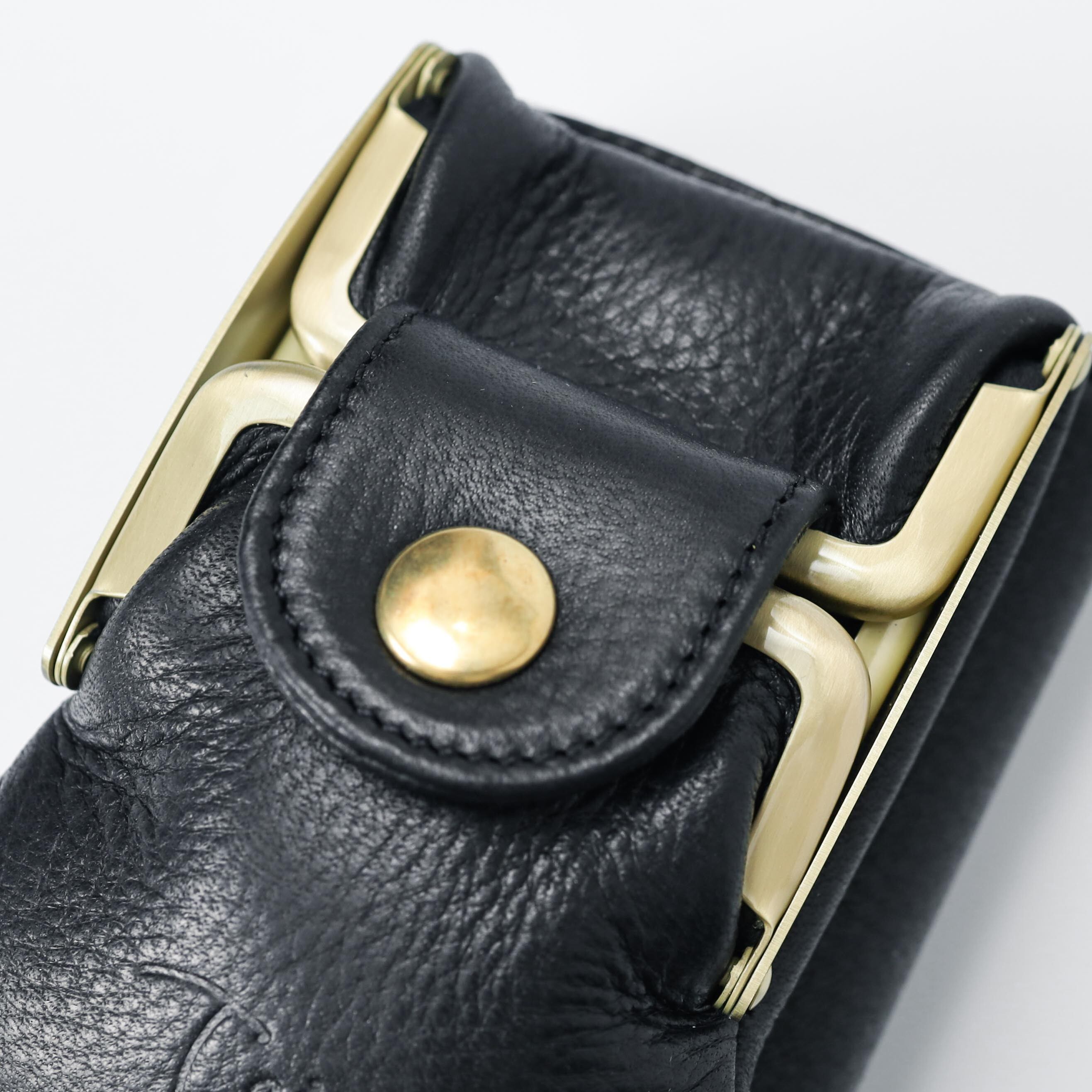 Kannon 三つ折り財布 ゴールドorマットゴールド金具 【受注生産