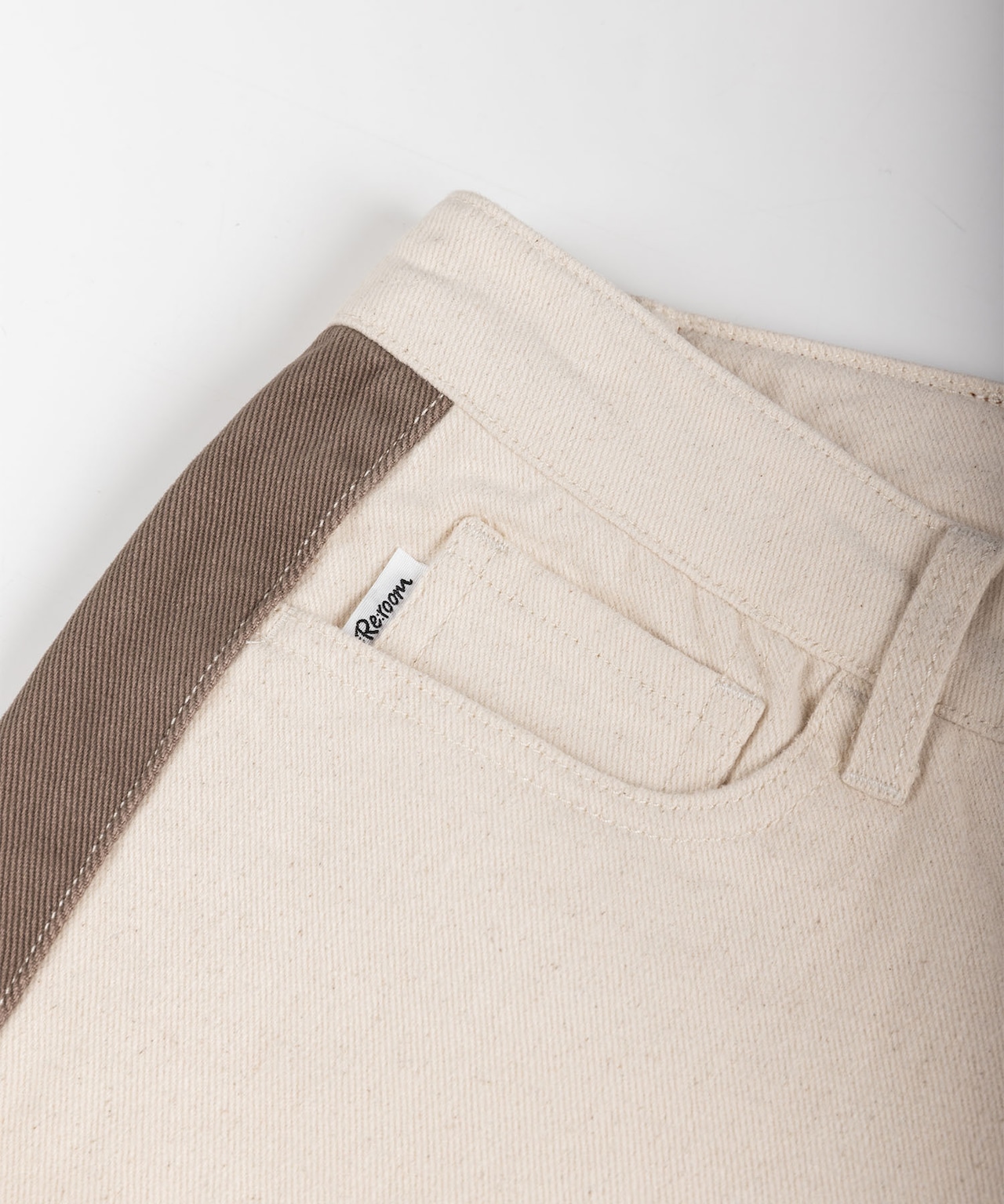 【#Re:room】COLOR SWITCHING WIDE CHINO［REP235］