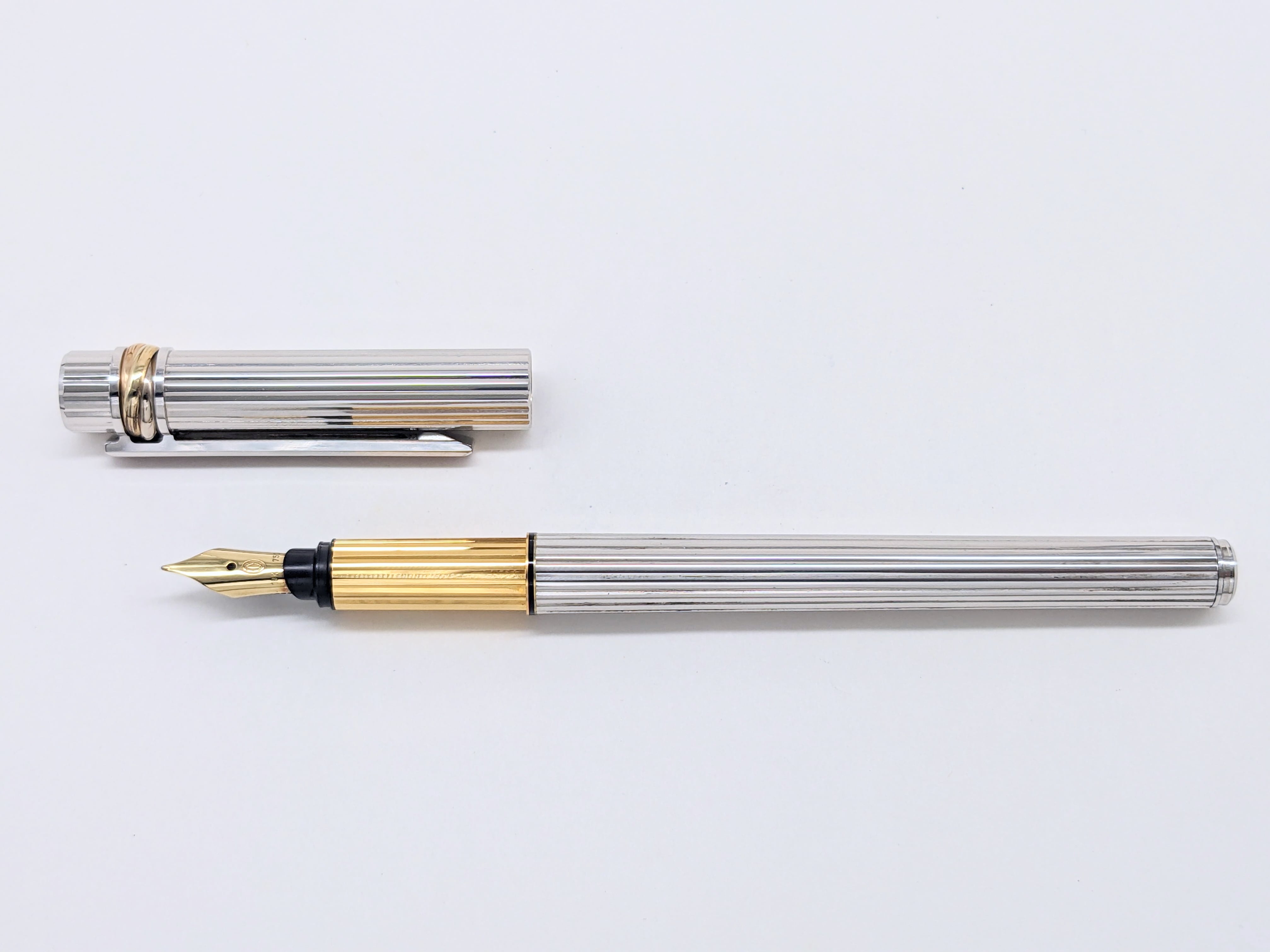 80s カルティエ トリニティ Cartier （細字） 18K 02490 | 川口