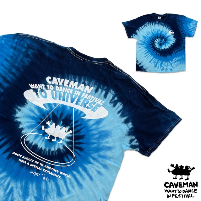 【CAVEMAN】「Gliese」  S/S T-shirt【caveman want to dance in festival】td10-caveman-Gliese