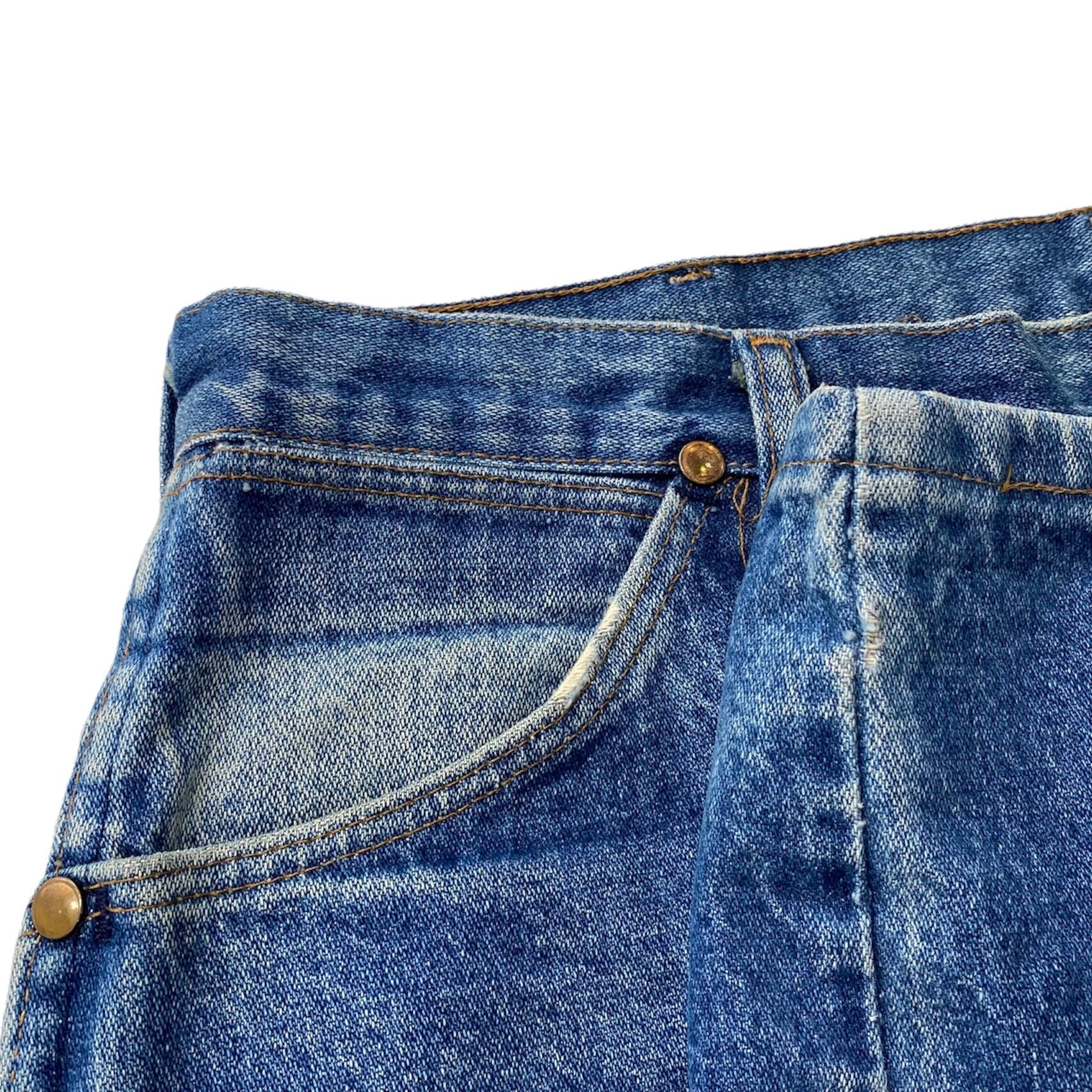 OLD” 70〜80's Wrangler (13MWZ) Broken Denim Pants (MADE IN USA) TAPA TAPP