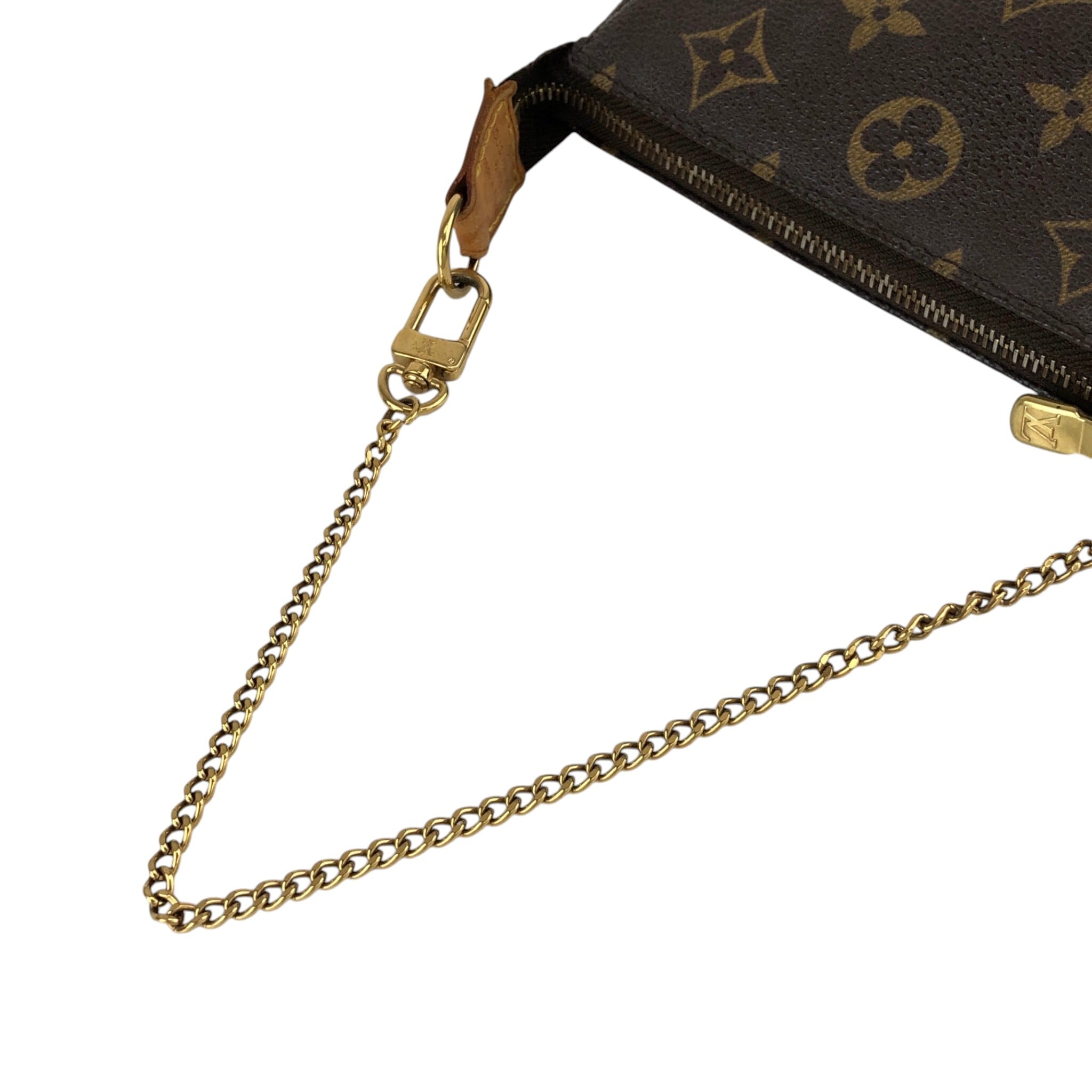 LOUIS VUITTON ルイヴィトン モノグラム ハンドバッグ ブラウン PVC