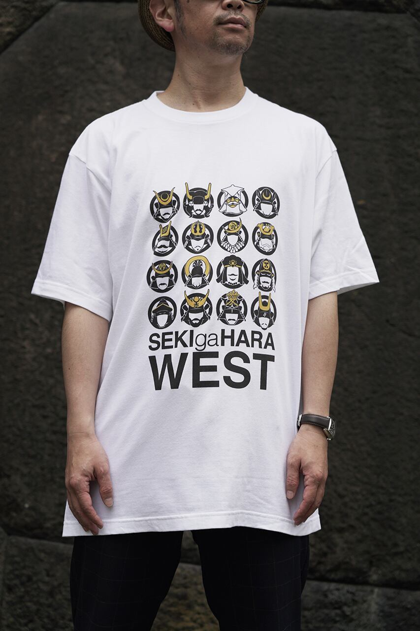 関ヶ原・西軍Tシャツ（白）Ttpe1 | 戦国と武将のアイテム yockdesign