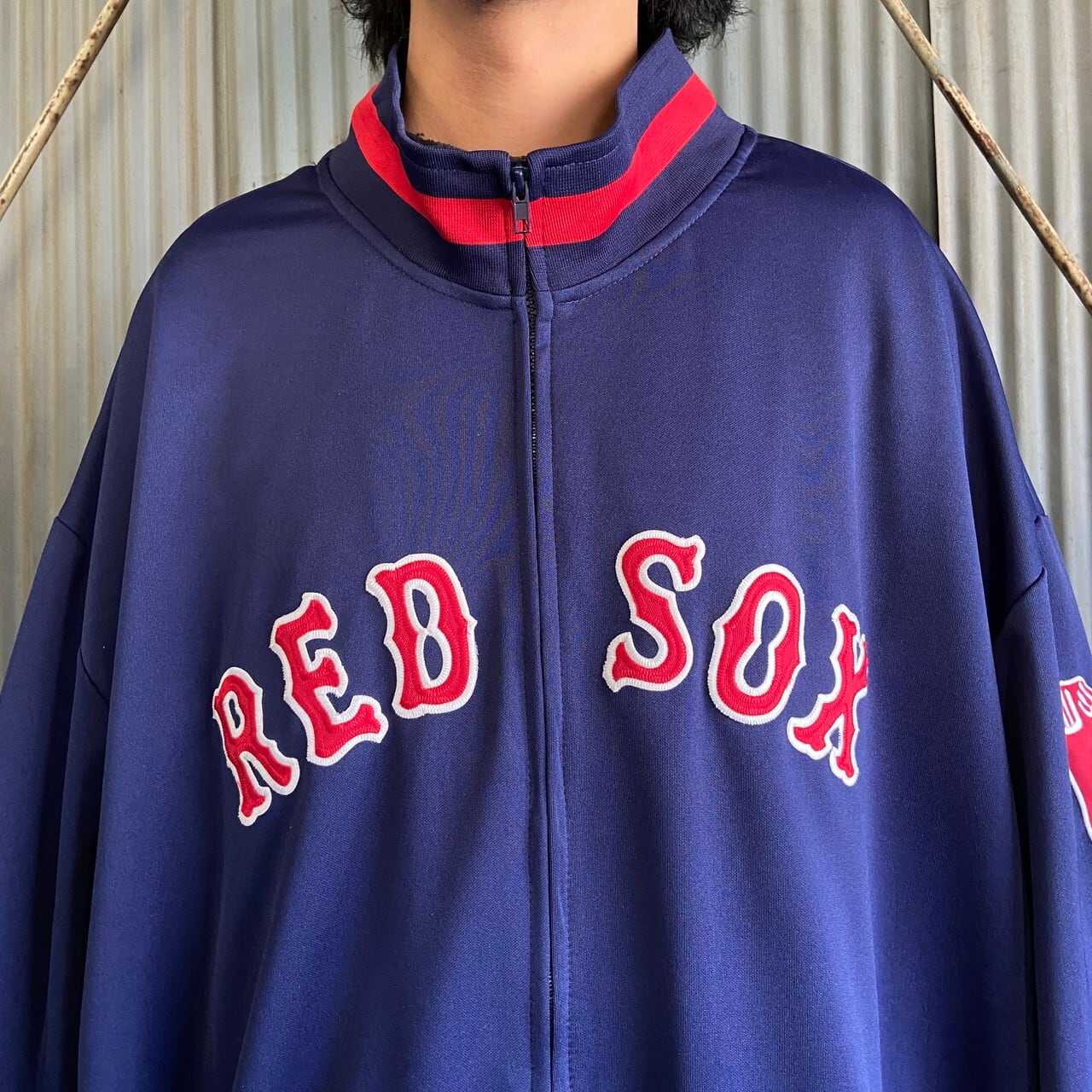 ビッグサイズ majestic マジェスティック RED SOX レッドソックス MLB 