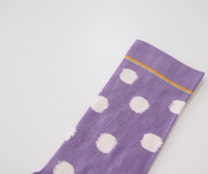 Bonne Maison/【Le Bal】Socks Violet Polka Dot BA6-01