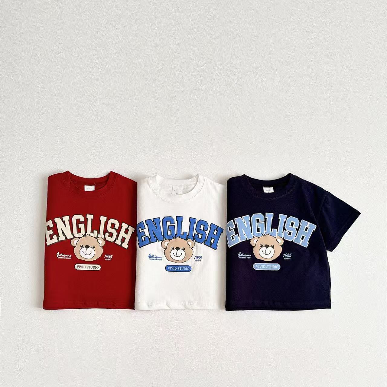 【BABY&KID】ENGLISHクマセットアップ