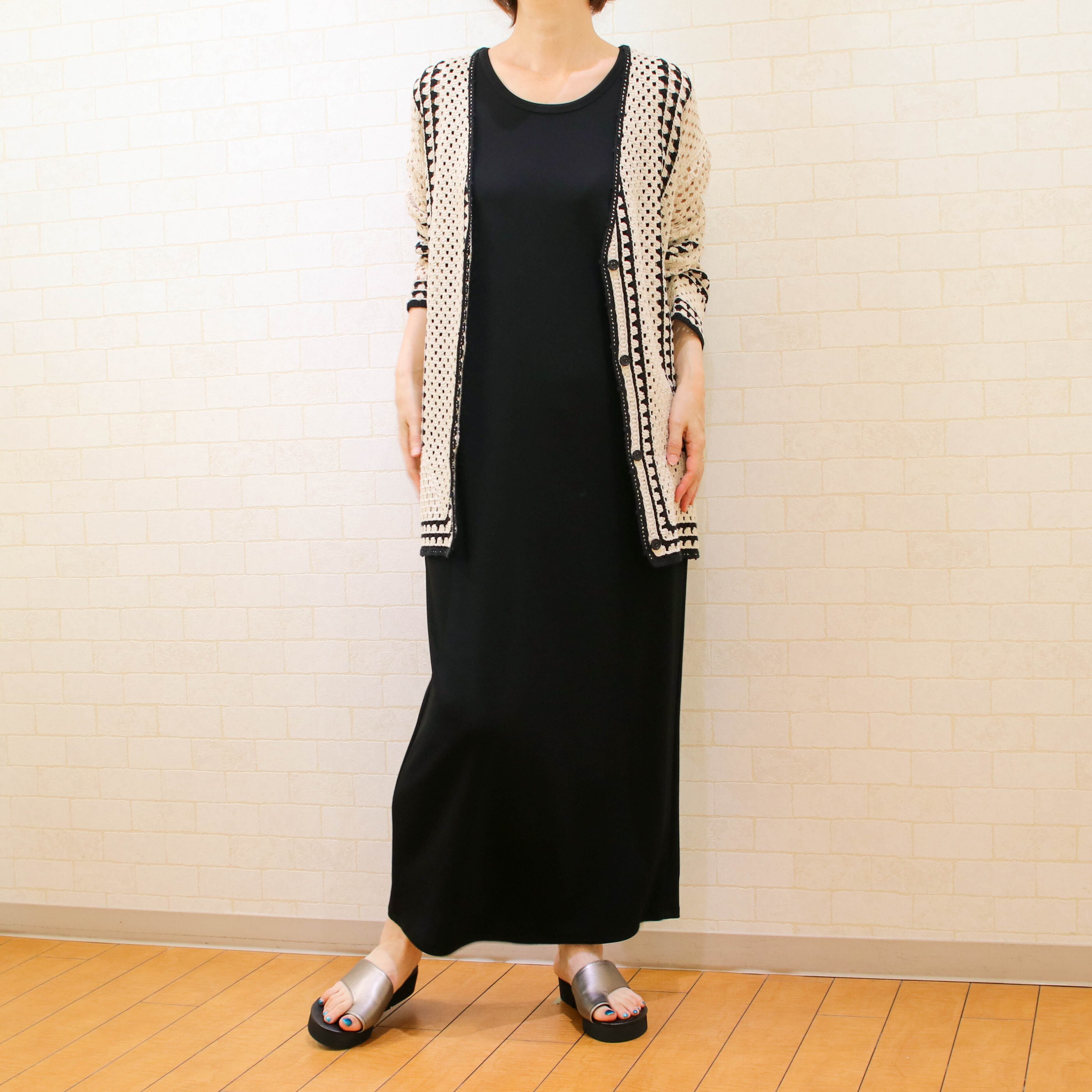 cafune (カフネ) 435921】クロシェニットカーディガン | ブティック EVE