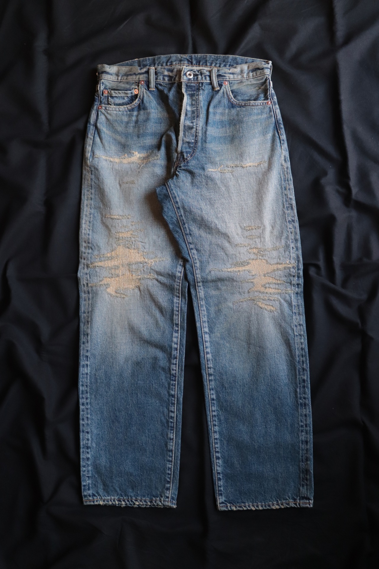 HIGHWAY NINE/ハイウェイナイン REP4 RED LINE 5POCKET LOOSE STRAIGHT 