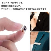 ピンバッチ【50セット】蝶タック シルバー バタフライ型留め具と土台の広い針 金具 服飾小物のDIY ブートニアのDIY ハンドメイド 母の日のプレゼント