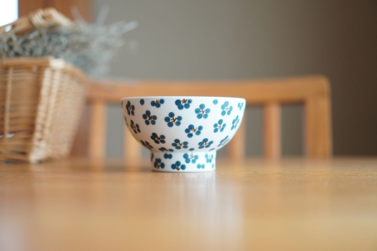砥部焼/くらわんか茶碗(小)/青小紋/すこし屋 | 砥部焼ギャラリー紫音