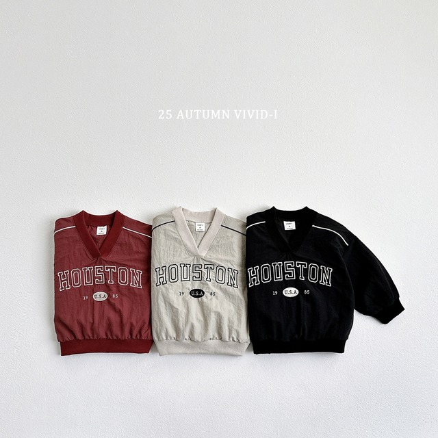 [即納L]≪VIVID-I≫huston basrak sweatshirt beige 81