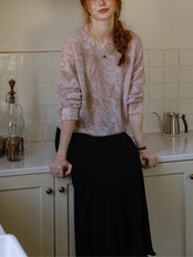 Brume Paisley Alpaca Knit F0811
