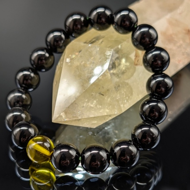 最高品質・鑑別済み】モリオン 8mm (黒水晶)スターカット チベット産 