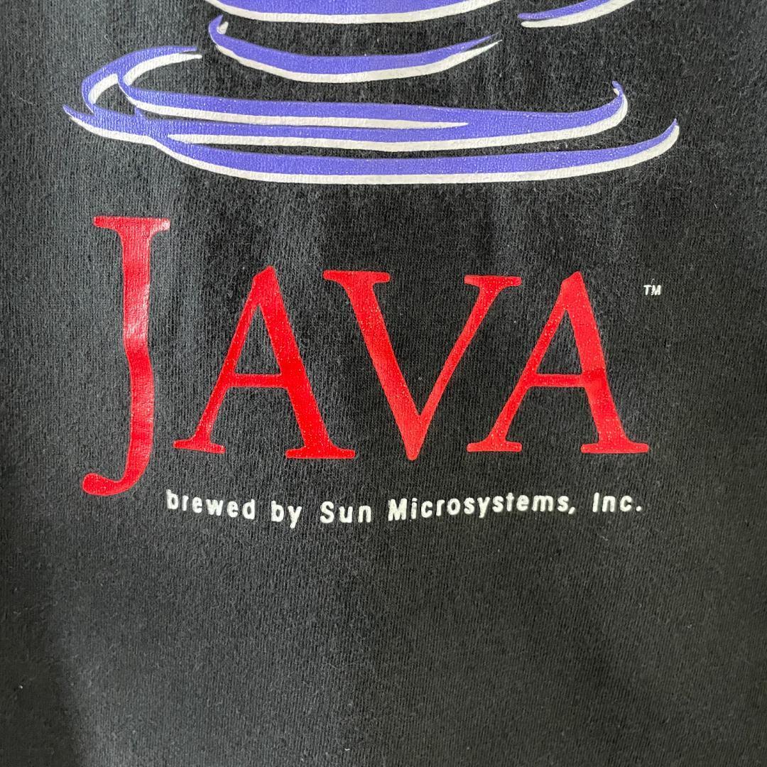 GF743 90s JAVA ロゴ プログラム言語 Tシャツ IT系 企業T 黒 GF743 90s JAVA ロゴ プログラム言語 Tシャツ IT系 企業T 黒