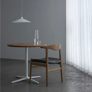 直径70cm カフェテーブル 丸テーブル チェリー 無垢 ラウンドテーブル 高さ指定 脚カラー選択 Cherry