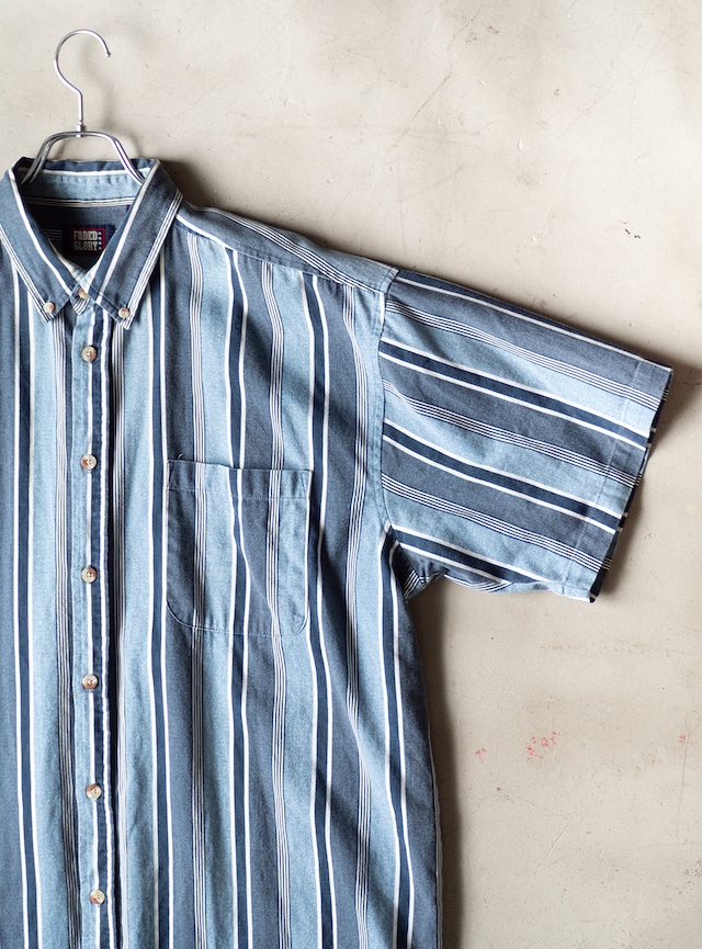 "FADED GLORY" 1990s Multi stripe shirt