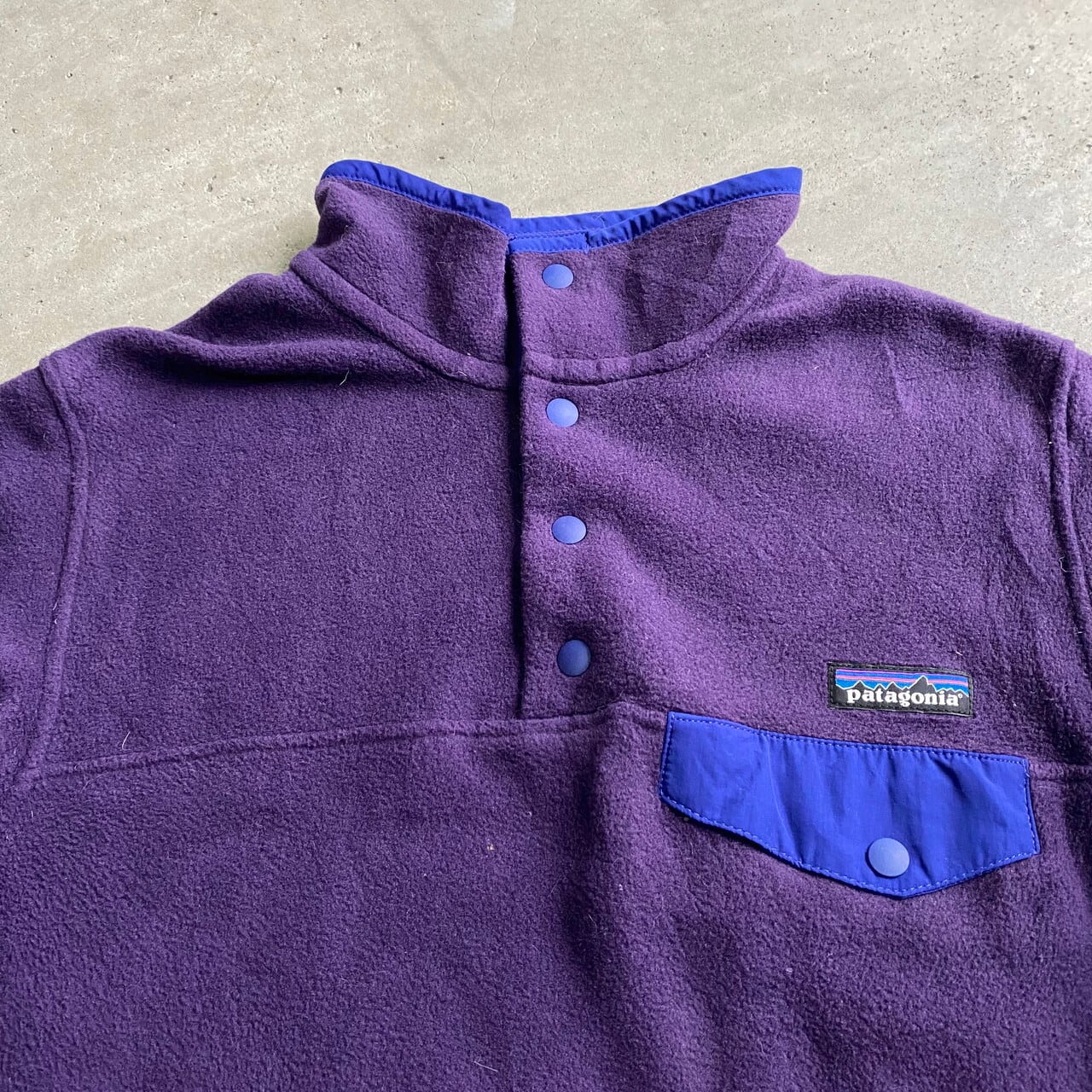 Patagonia シンチラスナップT フリースジャケット パープル