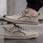 lace-up low cut flat casual sneakers ◇3color H0997