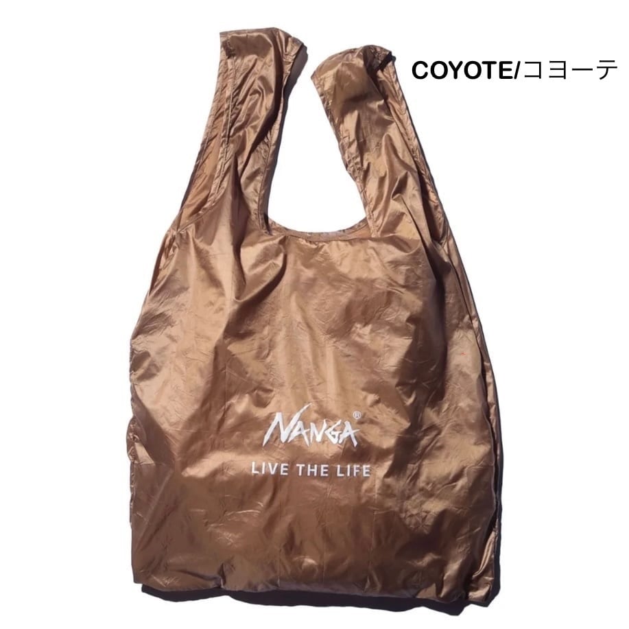 NANGA ナンガ POCKETABLE ECO BAG ポケッタブルエコバッグ (LIVE THE