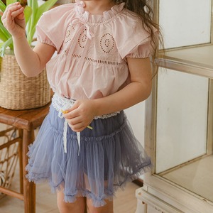 夏メッシュレギンス付きスカート