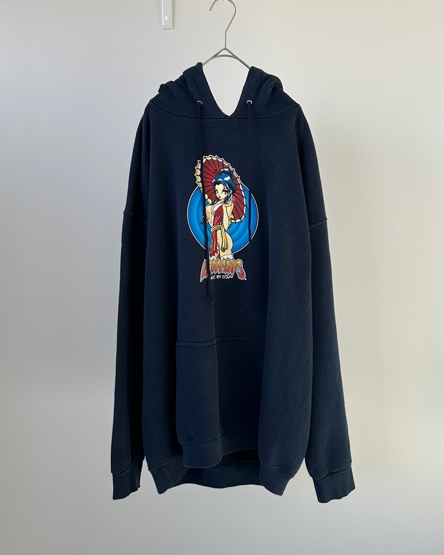 -Hook-Ups- Vintage 00s L Print Hoodie made in USA