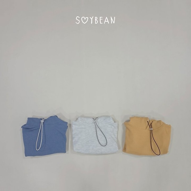 【取寄】SOYBEAN ワッフルストリングフードTシャツ｜秋服｜韓国子供服｜ 26/AT