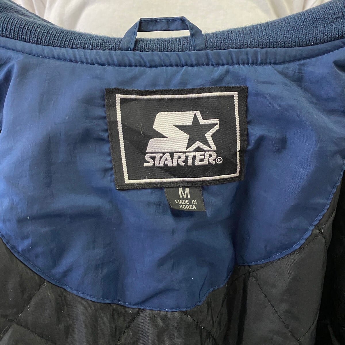 90年代 スターター 刺繍ロゴ ナイロンジャケット メンズL相当 古着
