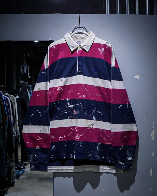 【add (C) vintage】90's “DOCKERS” Good Painted Vintage Rugger Shirt